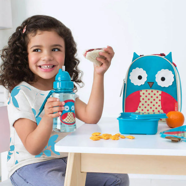 Skip Hop Zoo Lunchie Insulated Kids Lunch Bag, Owl