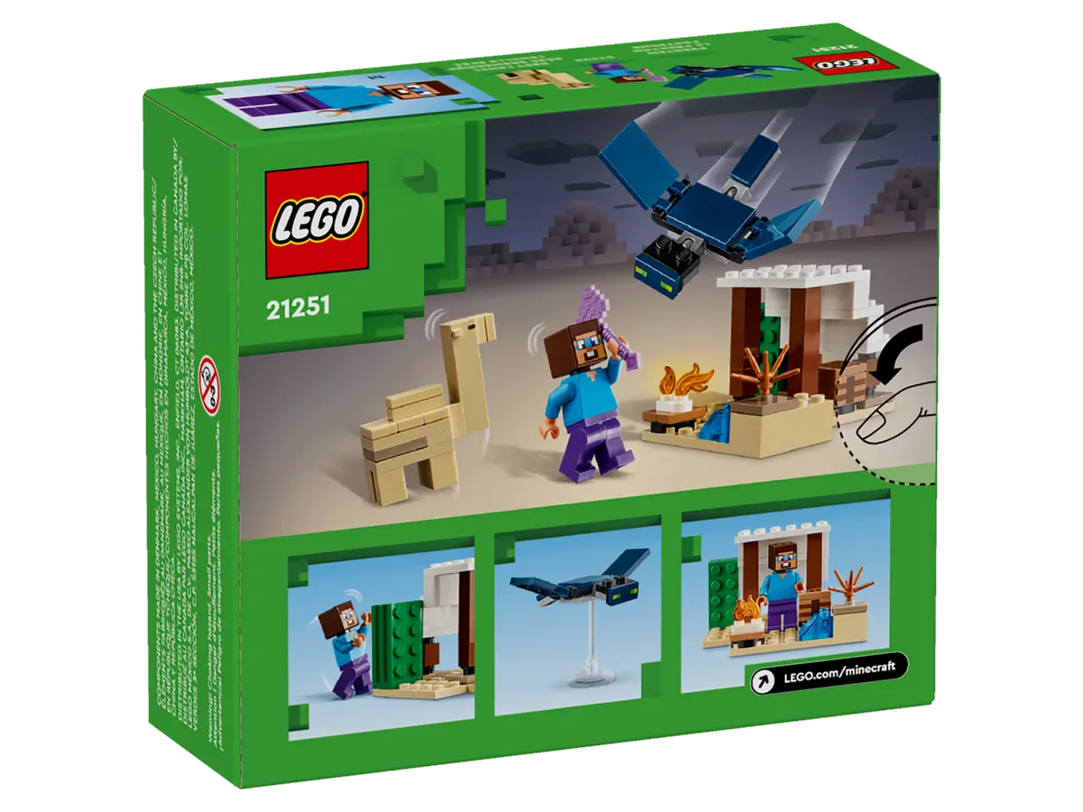 LEGO Minecraft Steve's Desert Expedition 6+ 75Pcs 21251