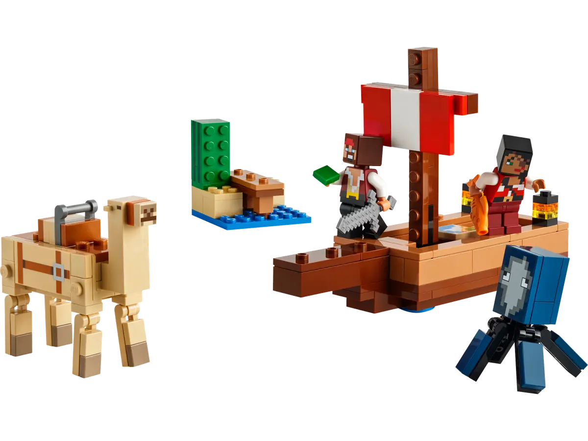 LEGO Minecraft The Pirate Ship Voyage 8+ 166Pcs 21259