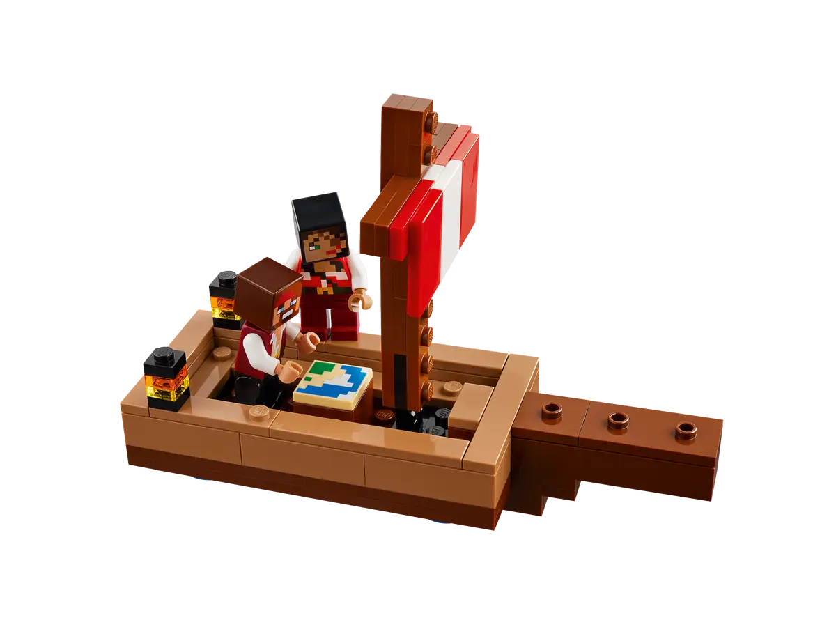 LEGO Minecraft The Pirate Ship Voyage 8+ 166Pcs 21259