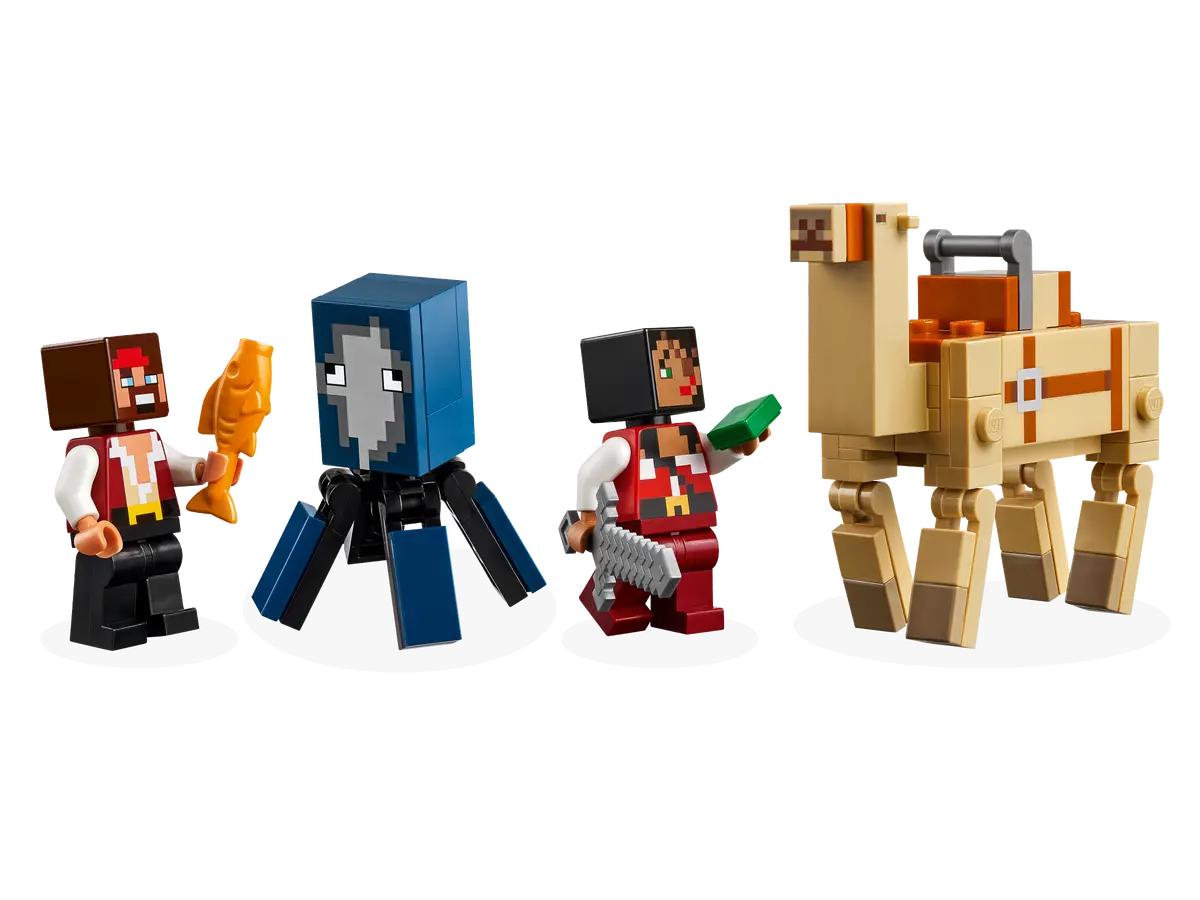 LEGO Minecraft The Pirate Ship Voyage 8+ 166Pcs 21259