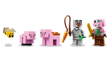 LEGO Minecraft® The Baby Pig House Gamer Building Toy Animal Set for Kids 7+ 238Pcs 21268