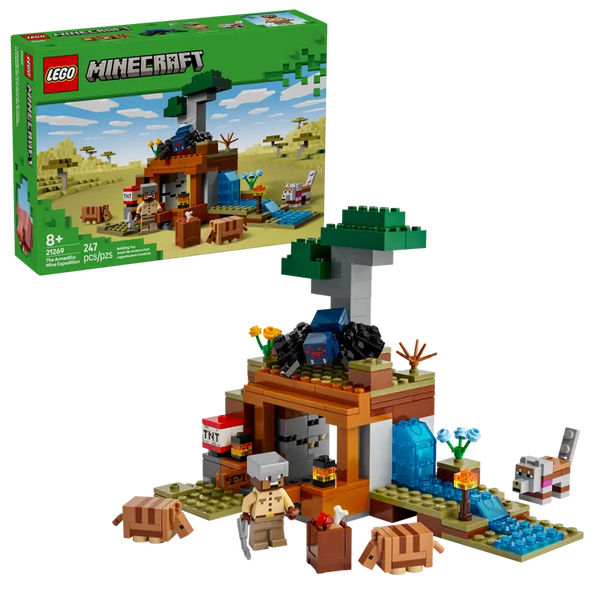 LEGO Minecraft® The Armadillo Mine Expedition Video Game Figure 8+ 247Pcs 21269