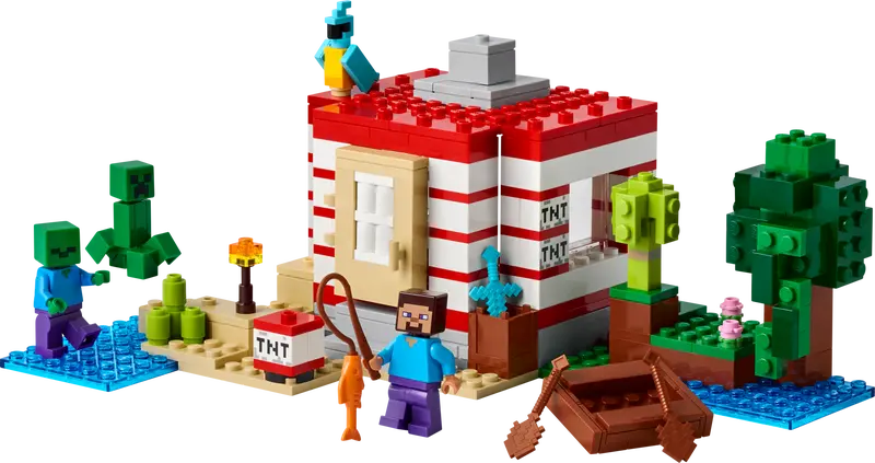 LEGO Minecraft The TNT Jungle House 8+ 287Pcs 21275