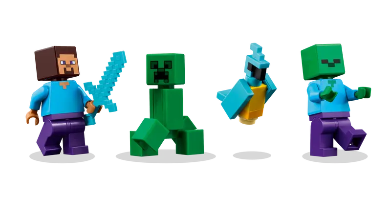 LEGO Minecraft The TNT Jungle House 8+ 287Pcs 21275