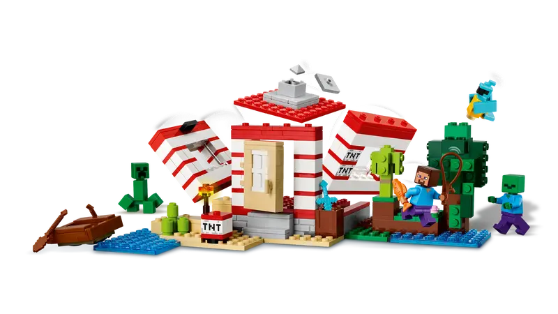 LEGO Minecraft The TNT Jungle House 8+ 287Pcs 21275
