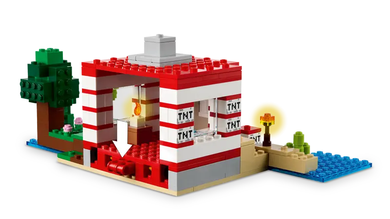 LEGO Minecraft The TNT Jungle House 8+ 287Pcs 21275