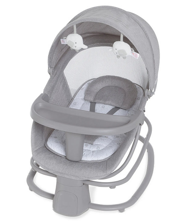 Mastela Deluxe 4-in-1 Baby Swing & Rocker Birth–36M – Grey