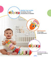 Soft Sensory Caterpillar Toy – Rattle, Crinkle & Mix-and-Match Play