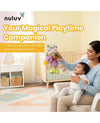 Nuluv Sparkly Unicorn Baby Toy – Rattle & Sensory Plush, 3+ Months