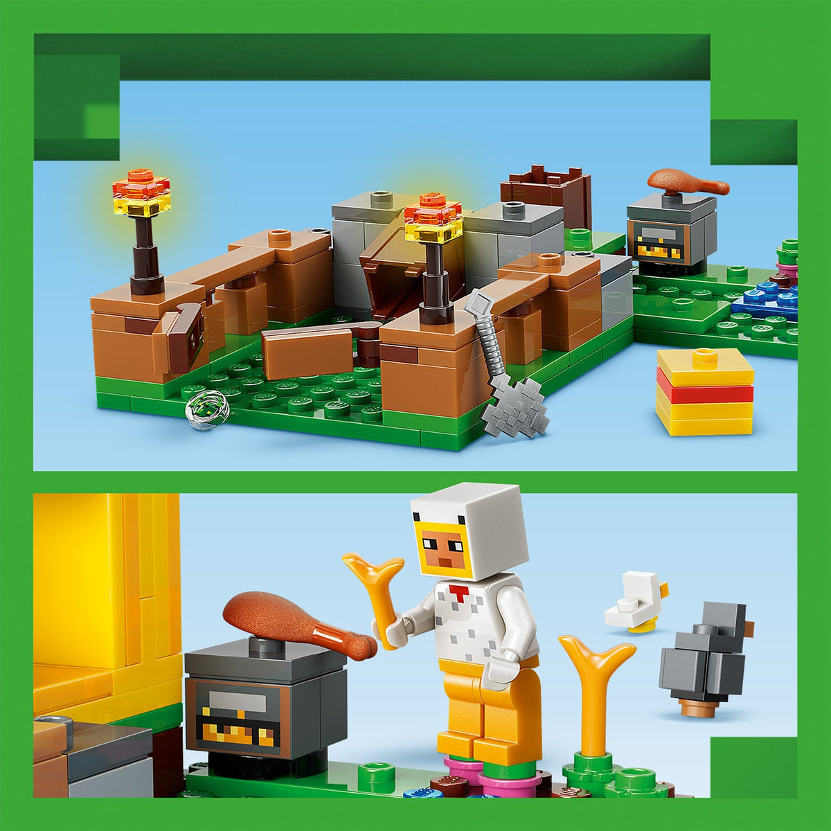 LEGO Minecraft Chicken Farm 233 Pieces 11 × 14 × 12 cm Multicolour