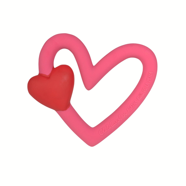 Oli & Carol x ARP The Heart Teether