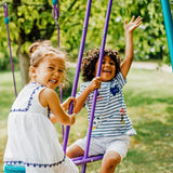 Plum Helios Metal Single Swing And Glider Set