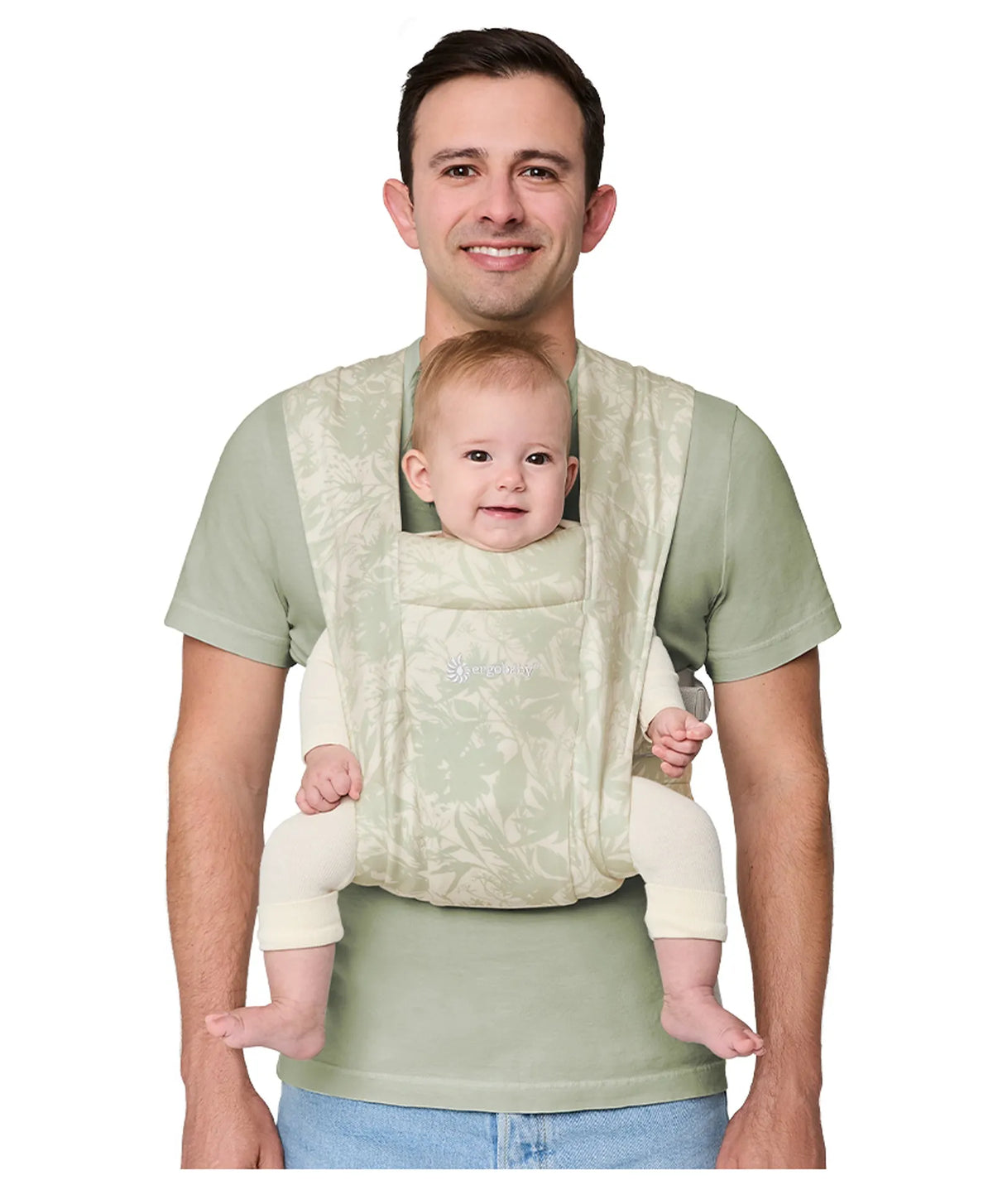 Ergobaby Embrace Soft Air Mesh Baby Carrier 0-12 Months Sage Meadows