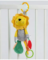 Nuluv Lino Rattle Buddy Stroller Toys with Crinkle, Teether, Mirror For Baby