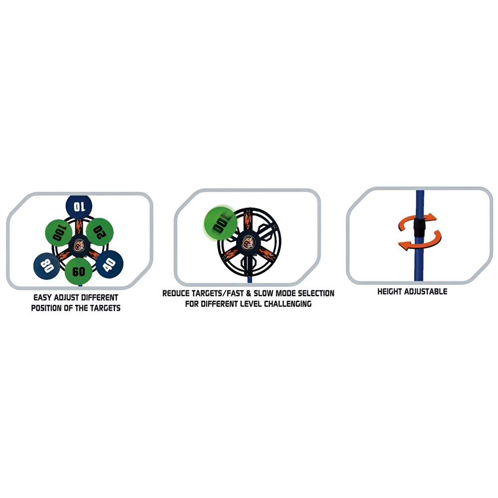 Innov8 Spin Target Archery Set One Size Multicolour