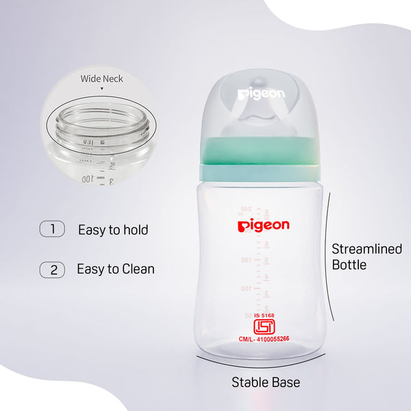Pigeon Nursing PP Bottle plus type with Softlatch Nipple 240ml
