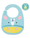 Skip Hop Zoo Fold & Go Silicone Bib Unicorn