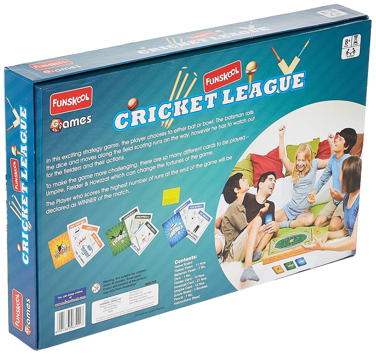 Funskool Cricket League A Tabletop Board Game