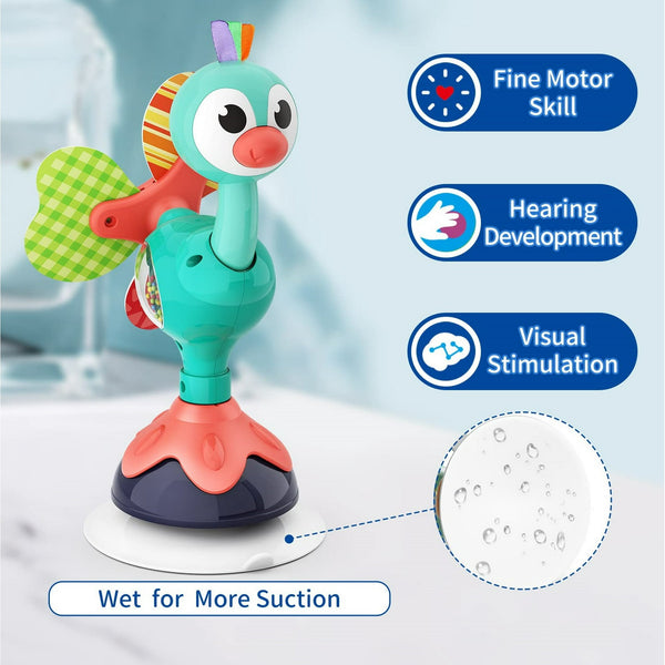 Hola - Highchair Toy With Suction Toys - Peacock