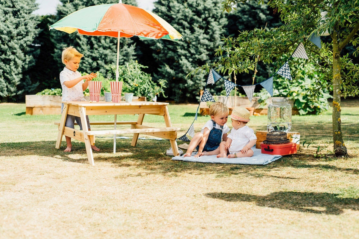Plum Play Children'S Picnic Table With Parasol