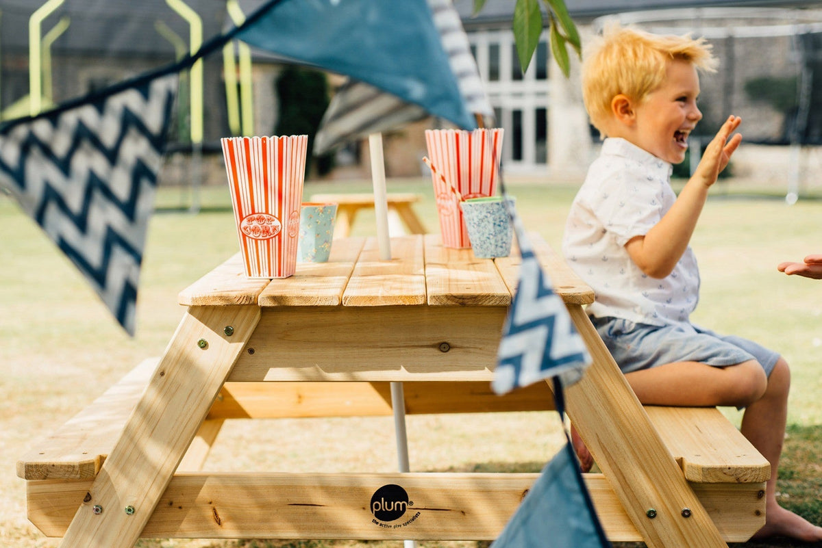 Plum Play Children'S Picnic Table With Parasol