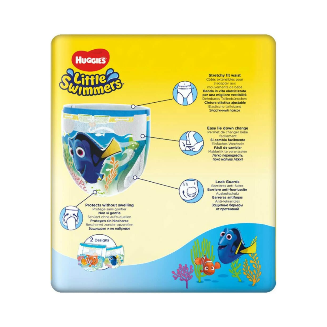 Huggies Little Swimmers Swim Pants Size 5–6 12–18kg 11 Pack – Multicolor