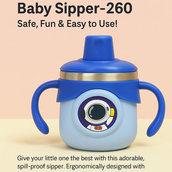 ABC Baby Love Baby Sipper 260 ml Blue
