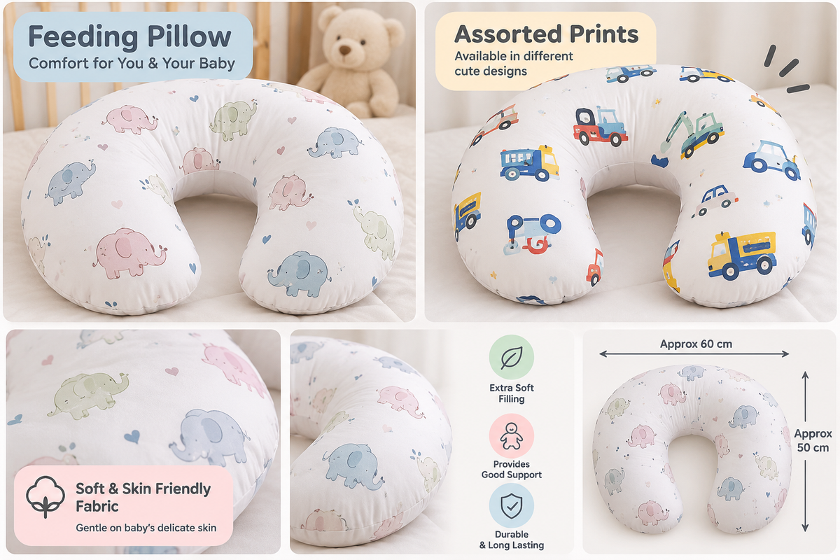 Baby Den Feeding Pillow Standard Size Assorted Prints