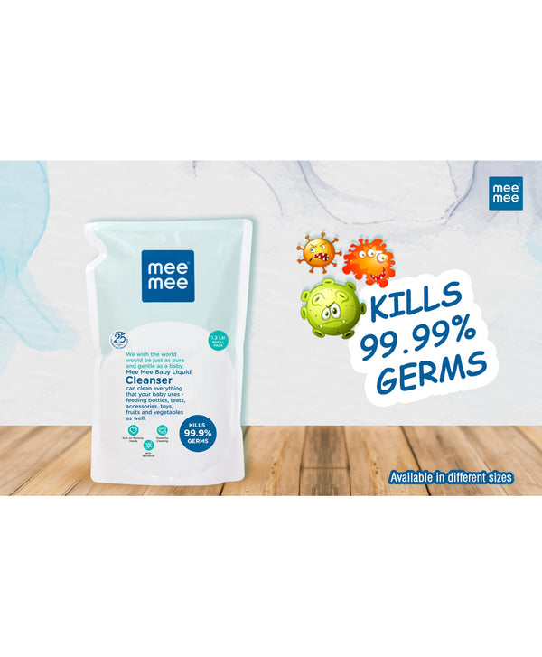 Mee Mee Baby Accessories And Vegetable Liquid Cleanser - 1.2 Liters