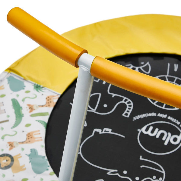 Plumplay Print & Sound Junior Bouncer Trampoline and Handle
