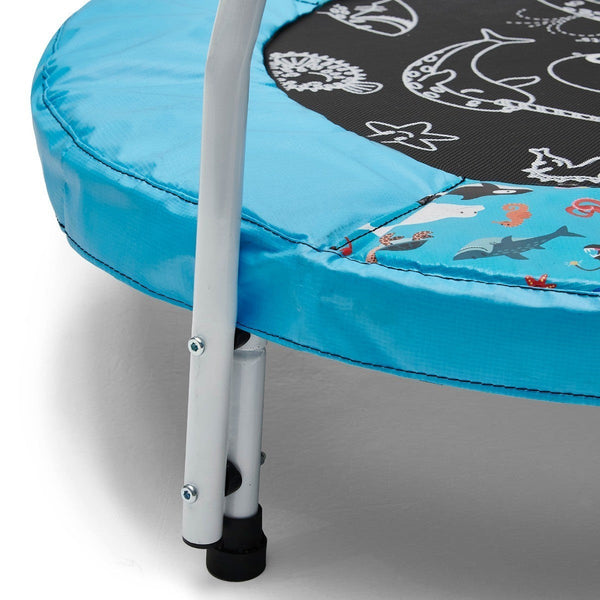 Plumplay Print & Sound Junior Bouncer Trampoline and Handle