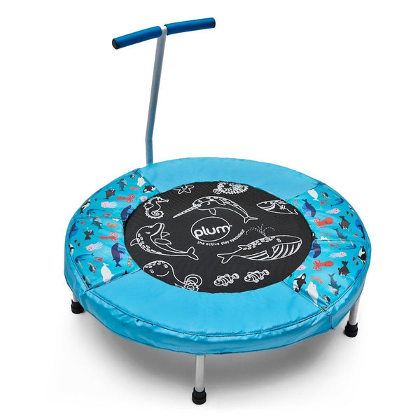 Plumplay Print & Sound Junior Bouncer Trampoline and Handle