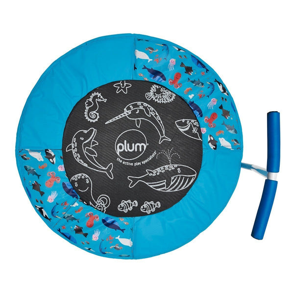 Plumplay Print & Sound Junior Bouncer Trampoline and Handle