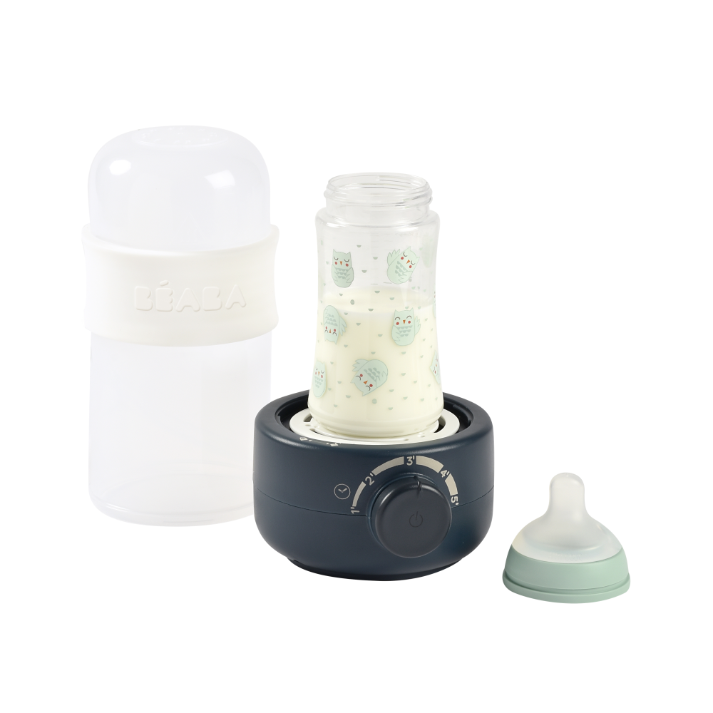 BÉABA BabyMilk Second 3-in-1 Bottle Warmer & Sterilizer – Night Blue