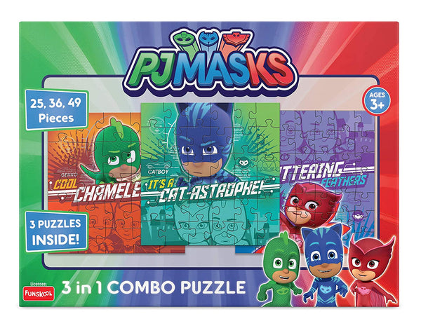Funskool Pj Masks 3 In 1 Combo Puzzle