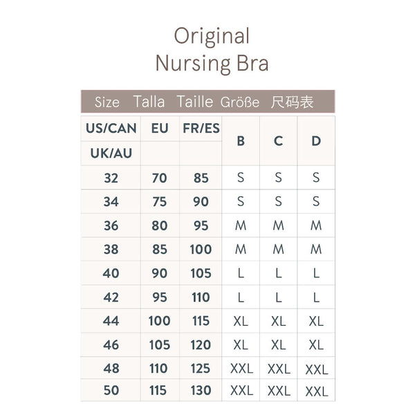 Bravado Original Nursing Bra Small Size - Dove Heather