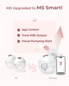 Momcozy M5 Smart Wearable Breast Pump Single Quill Grey