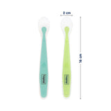 Hopop Spoon Silicon Pack Of 2 - Assorted Colour
