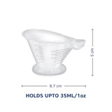 Hopop Boilable Reusable Baby Feeding Cup 35 ml Transparent