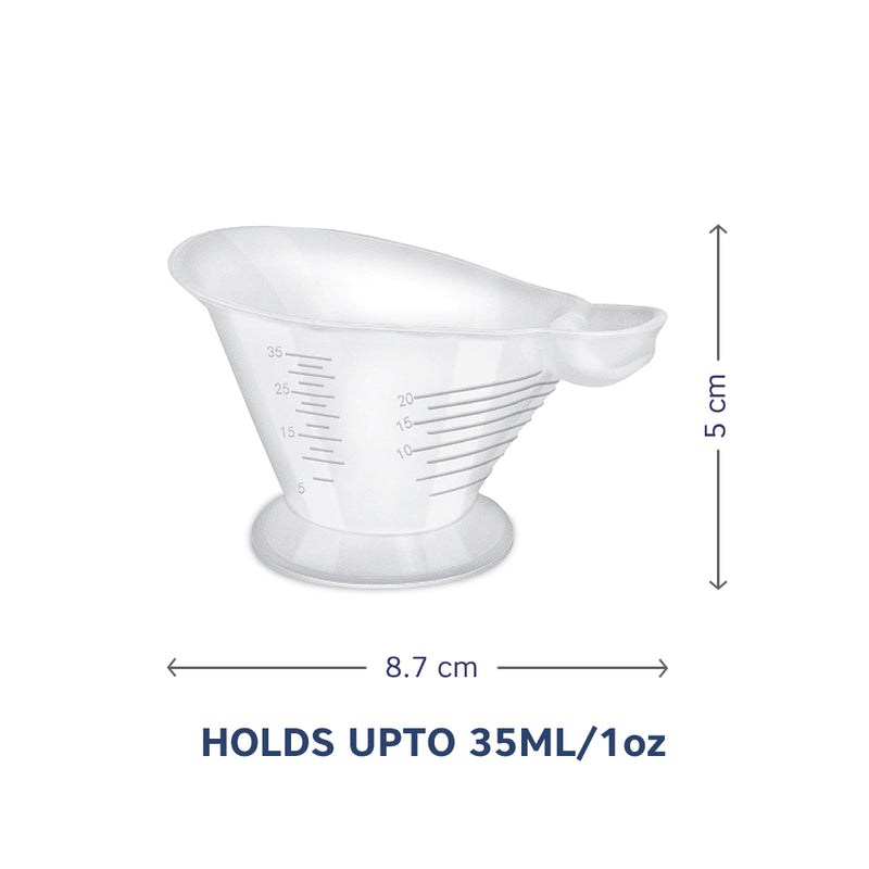 Hopop Boilable Reusable Baby Feeding Cup 35 ml Transparent