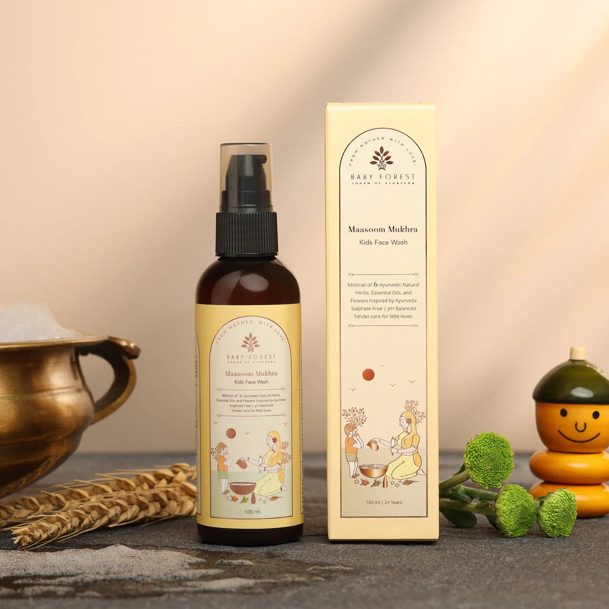 Baby Forest Maasoom Mukhra Ayurvedic Kids Face Wash – 100 ml