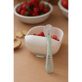 Beaba 2nd Stage Silicone Spoon - Misty Green