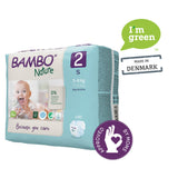 Bambo Nature Size 2 Small Baby Tape Diapers 3–6 kg – Pack of 30