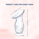 Hopop Natural Fit Silicone Manual Breast Pump Milk Saver One Size – Clear