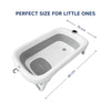 Hopop Smart Foldable Baby Bathtub with Temperature Sensor & Drain Plug One Size – Grey