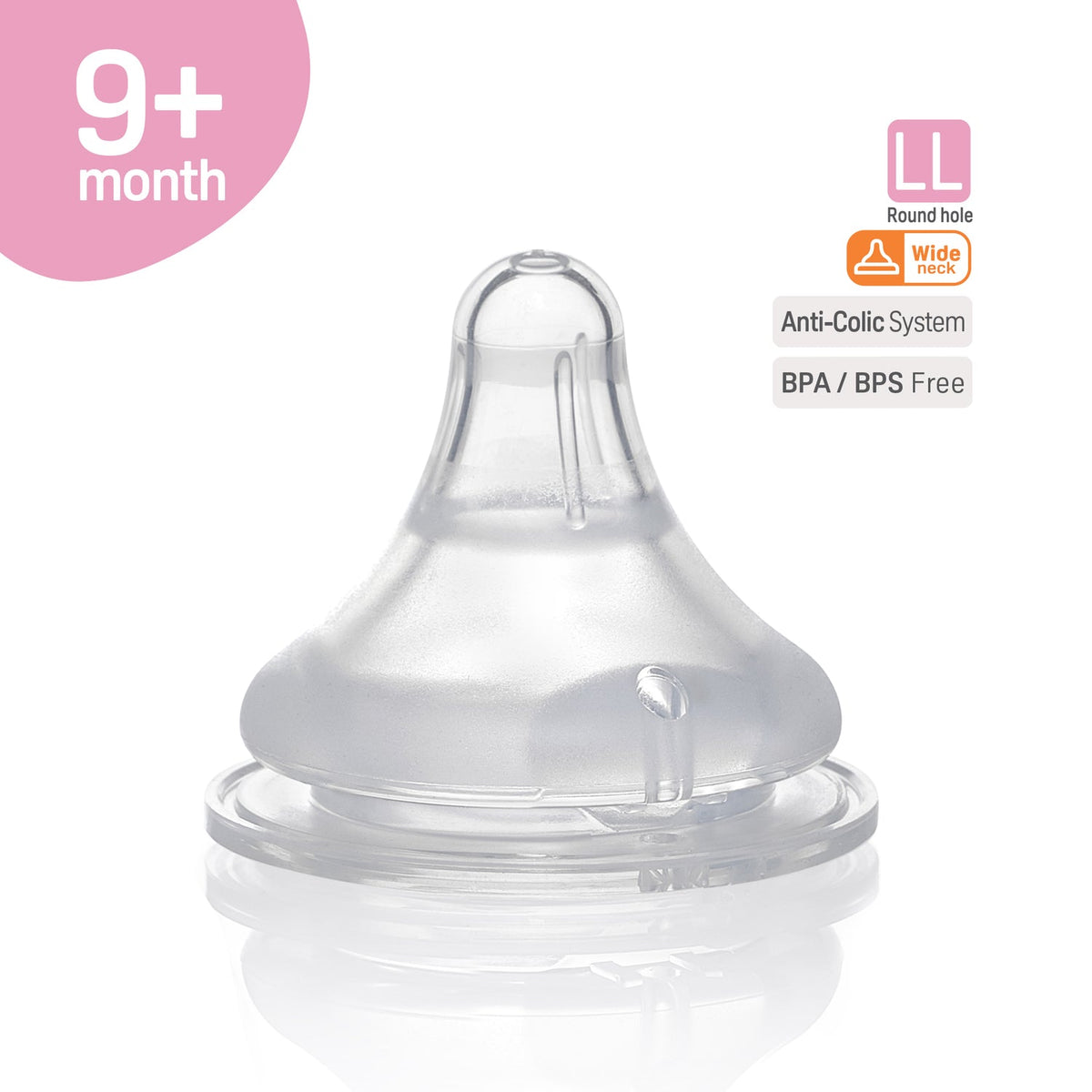 Pigeon Wide Neck Softlatch 2.0 Nipple LL size