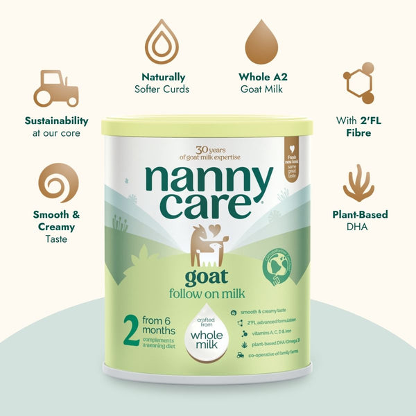 Nannycare Follow On Goat Milk Formula Stage 2 800g