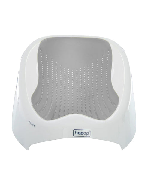 Hopop Silicone Baby Bather with Mesh Sling 61 × 38 × 20 cm Grey