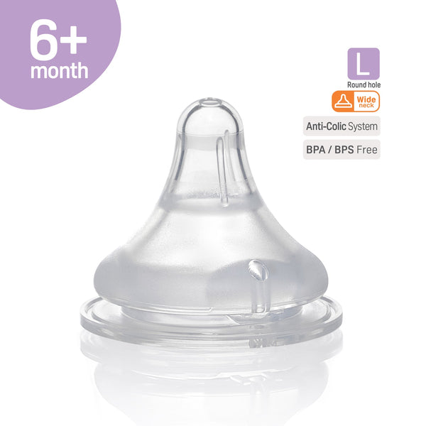 Pigeon Wide Neck Softlatch 2.0 Nipple L size